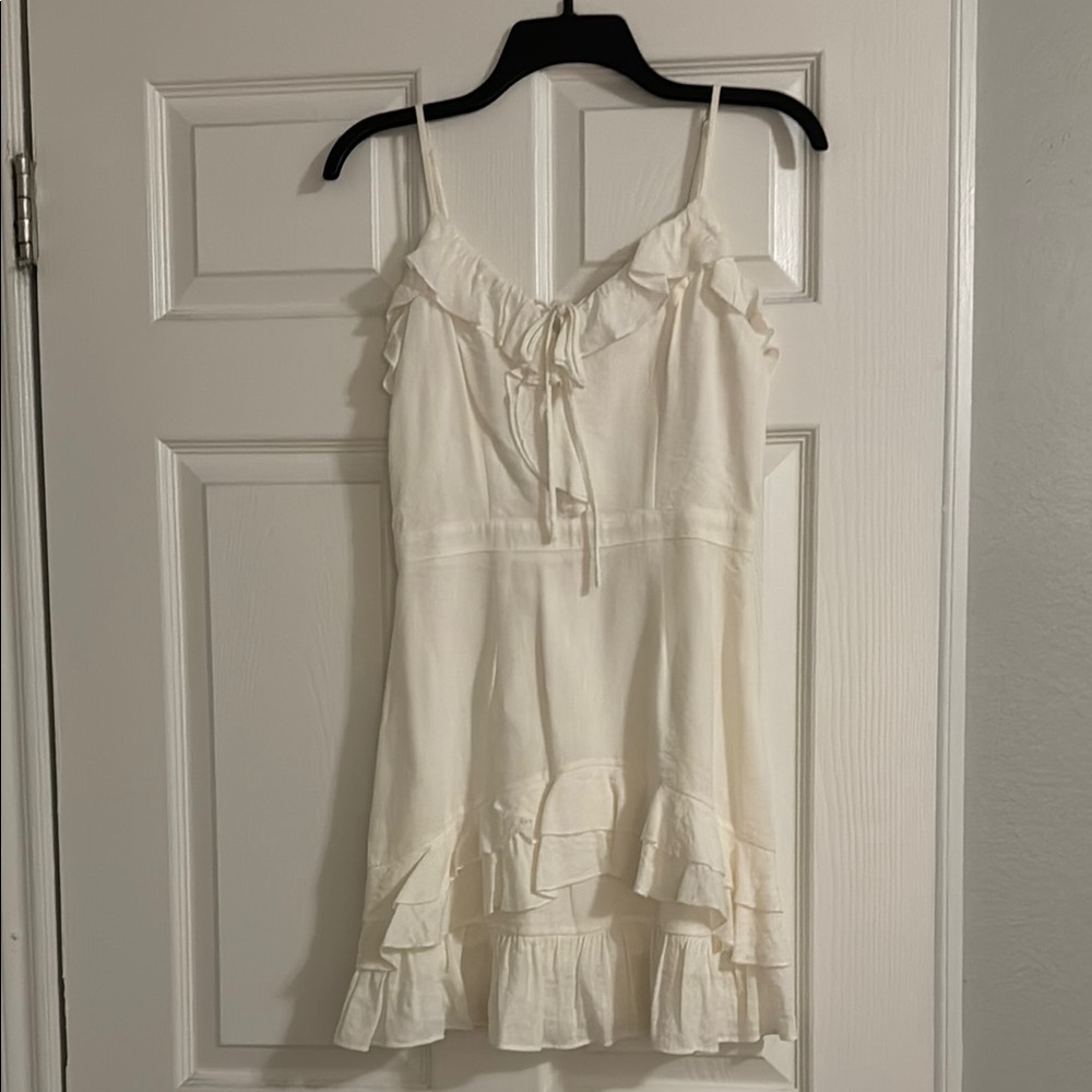 The Impeccable Pig White Strappy Dress